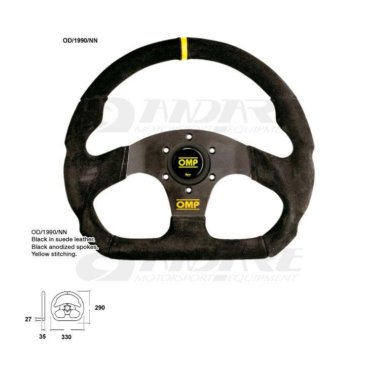 OMP ステアリング スーパークアドロ SUPERQUADRO フラットモデル (OD