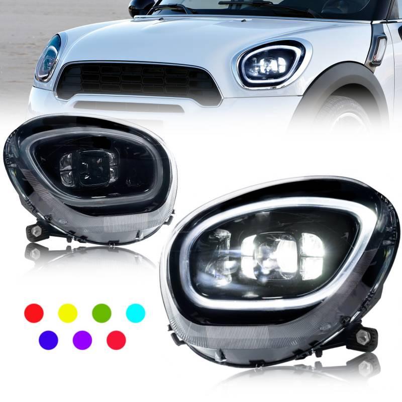 MINI（ミニ） 送料無料 MINI R60 クロスオーバー R60 ヘッドライト7色