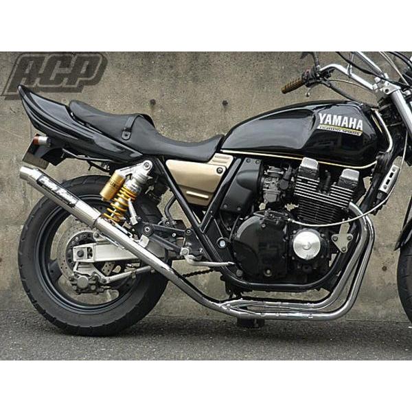プリティー製 XJR400 4HM 極 タイプ3 4-2-1 マフラー メッキ