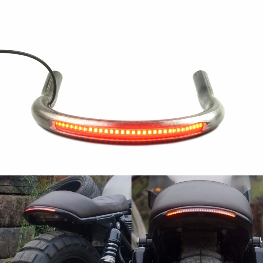 バイク用 シートテールカウル LEDブレーキ点滅ライト 汎用 ヤマハ