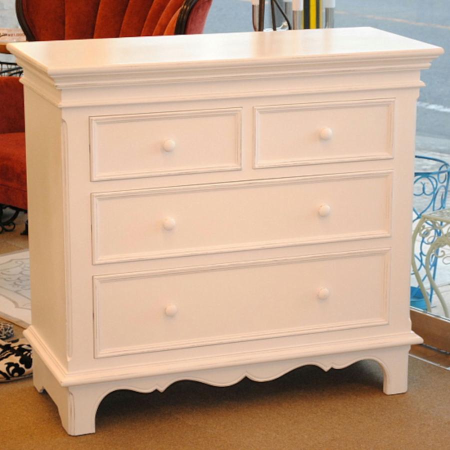 ドレッサー 白いフランス家具 サイドボード ドレッサーチェスト