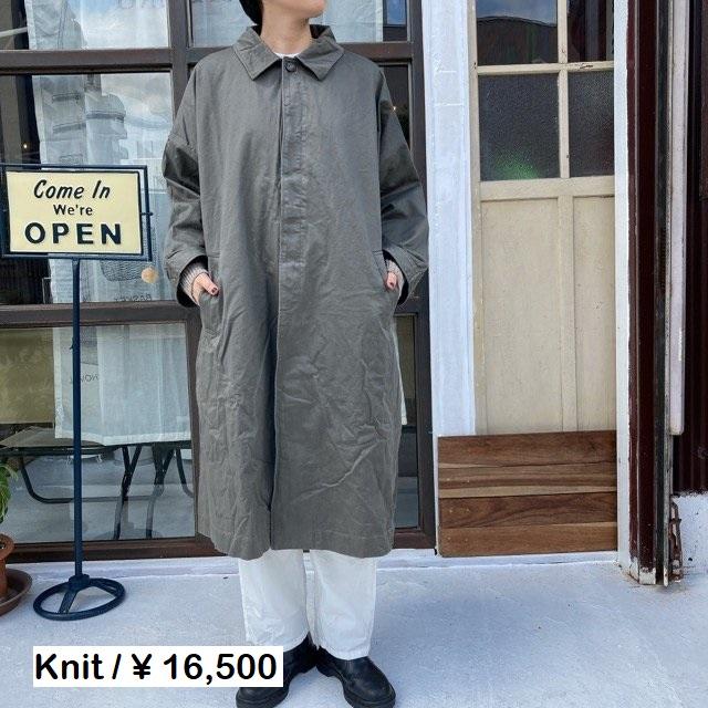 ICHI（イチ） 比翼ステンカラーコート グレー【送料無料】 : 輸入雑貨