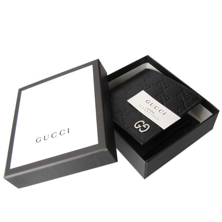 GUCCI（グッチ） 二つ折り財布 メンズ ドリアン DORIAN GGシグネチャー