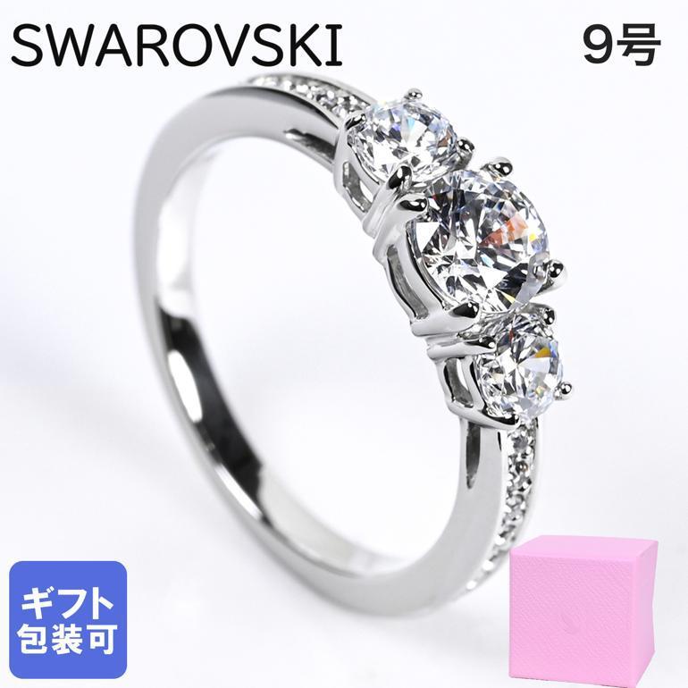 SWAROVSKI（スワロフスキー） リング 指輪 9号 アトラクトトリロジー