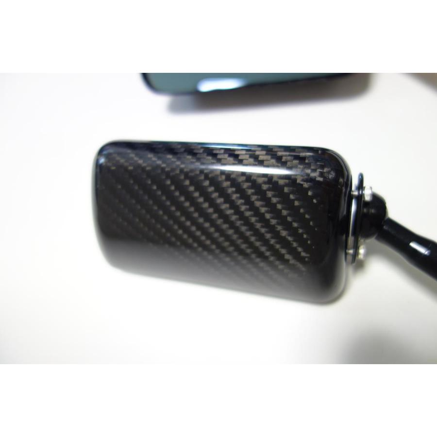 SIMOTA正規品】カーボンバックミラー 【100mm・ブルーレンズ】 正ネジ