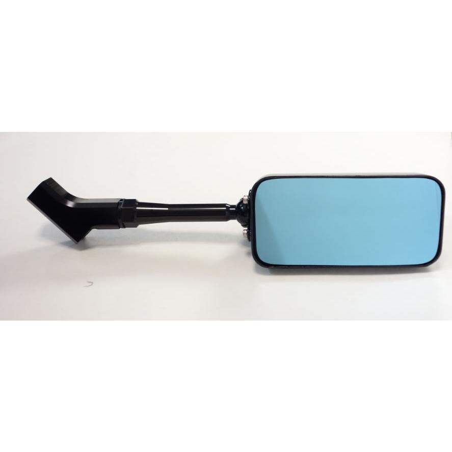 SIMOTA正規品】カーボンバックミラー 【100mm・ブルーレンズ】 正ネジ