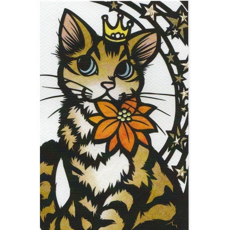 b*n様 佐藤昌美(佐藤晨)「猫」日本画 共シール 創画会会員 紺綬褒章