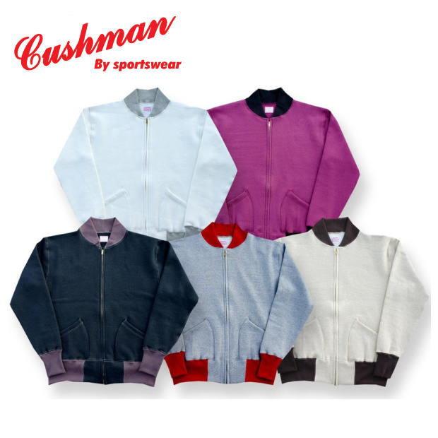 CUSHMAN（クッシュマン） スウェットブルゾン コットン100％ メンズ