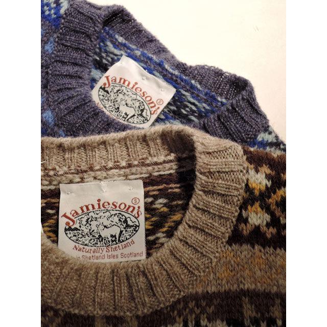 Jamieson's of Shetland ジャミーソンズ MK176C クルーネック フェア