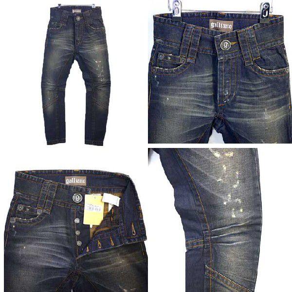John Galliano（ジョンガリアーノ） ガリアーノ ダメージ デニム
