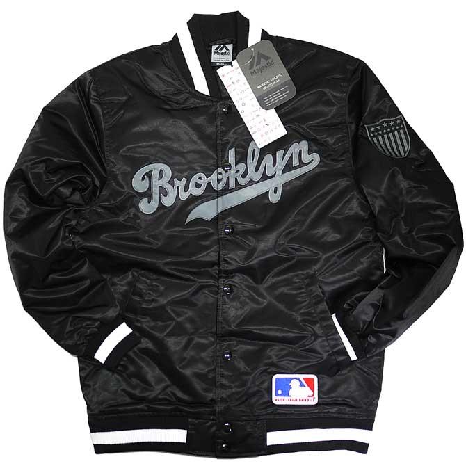 MAJESTIC（マジェスティック） スタジャン メンズ 黒 冬 ブルックリン