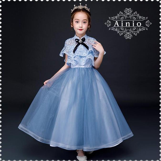 子供ドレス ピアノ 発表会 ドレス 女の子ドレス ロングドレス 演奏会