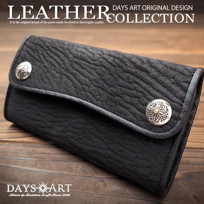 DAYSART（デイズアート） 財布 メンズ 長財布 本革 レザー ブラック