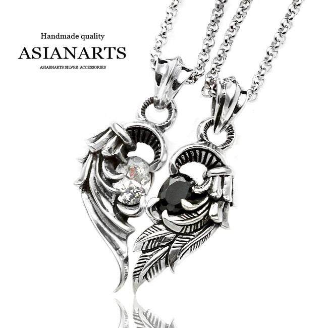 ペアネックレス シルバー925 メンズ レディース ペンダント チェーン付