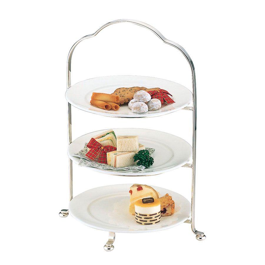 ケーキスタンド SW18-8 3段ハイティースタンド 大 14450400 : 飲食店