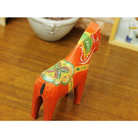 ダーラナホース/ダーラヘスト 置物 1950 アンティークオレンジ Nils