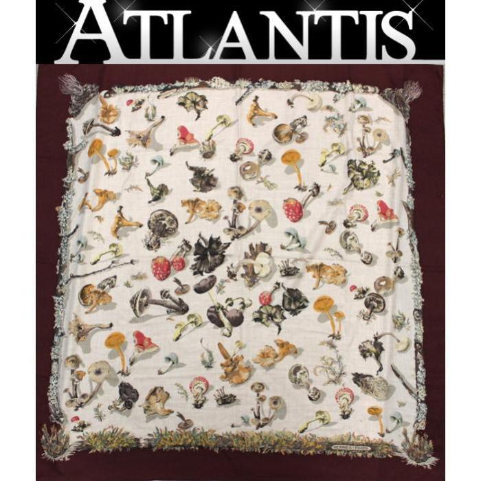 HERMES（エルメス） カレ140『Champignon シャンピニオン』きのこ