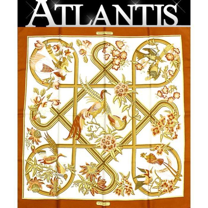 HERMES（エルメス） SALE カレ90『Caraibes カリブ』大判スカーフ 鳥