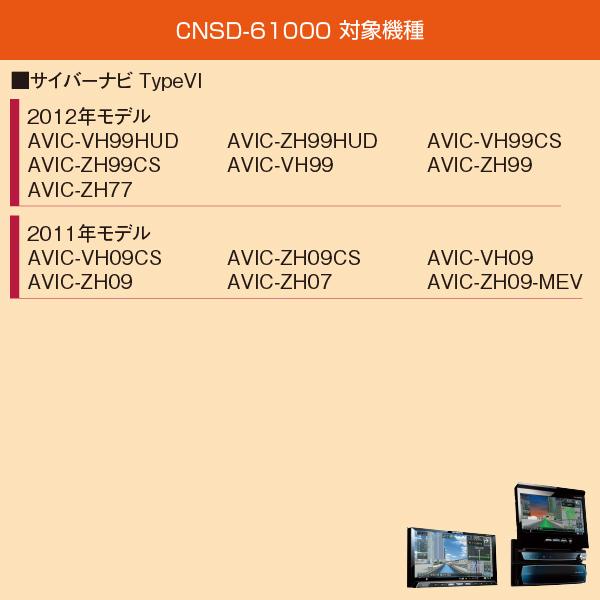 カロッツェリア CNSD-61000 パイオニア サイバーナビ用地図更新ソフト