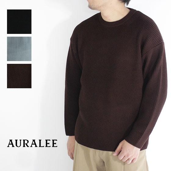オーラリー/AURALEE /ニット/スーパー ウール リブニット/A8AP02RK