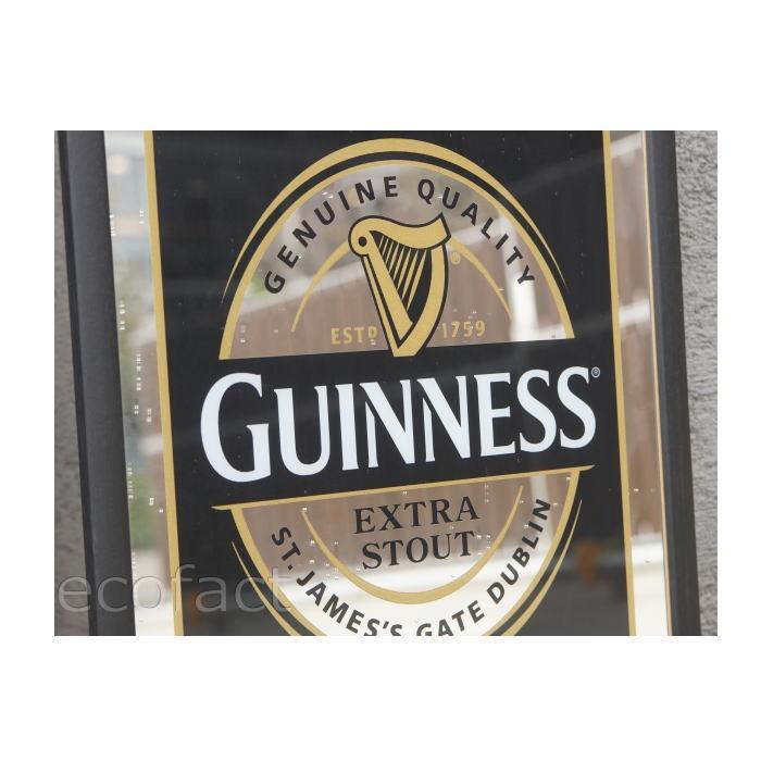 パブミラー バーミラー 鏡 壁掛け ギネスビール ラベル（Guinness
