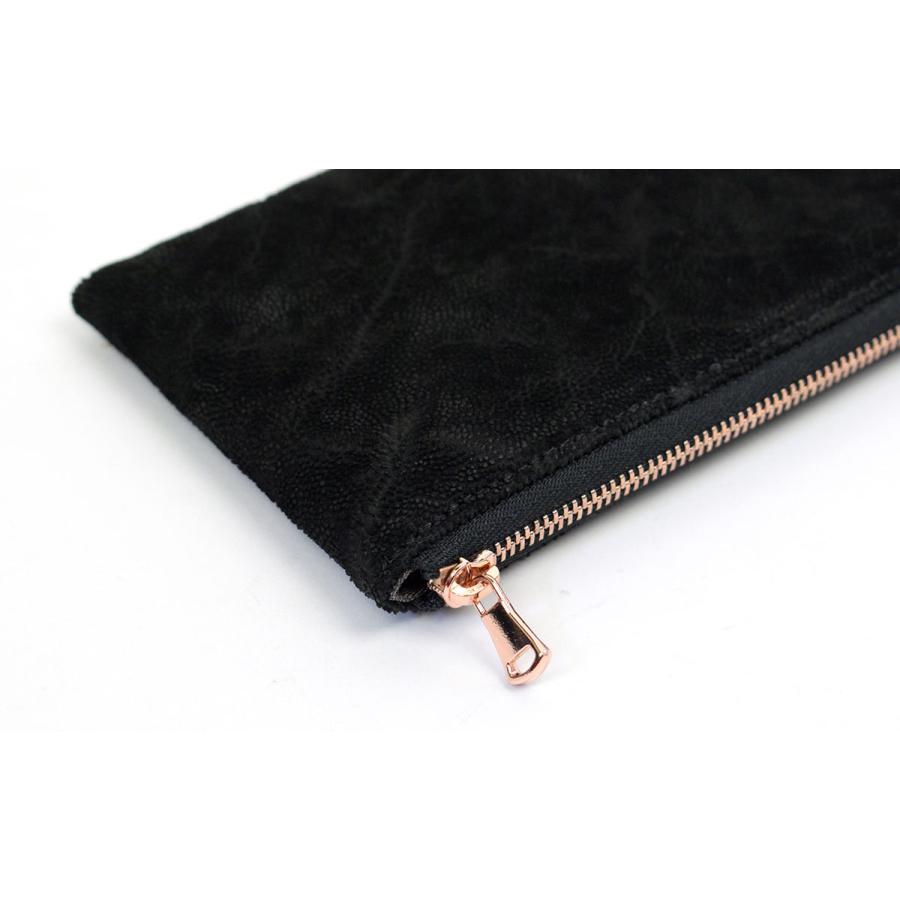 エレファントレザー 象革 長財布 L字ファスナー 薄型 ZOO ズー メンズ