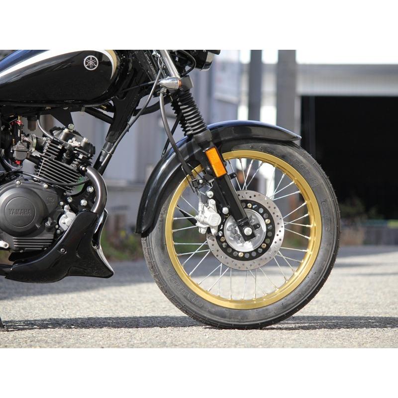 YB125SPスポーク ワイドサイズ ホイールセット（スチール・メッキ