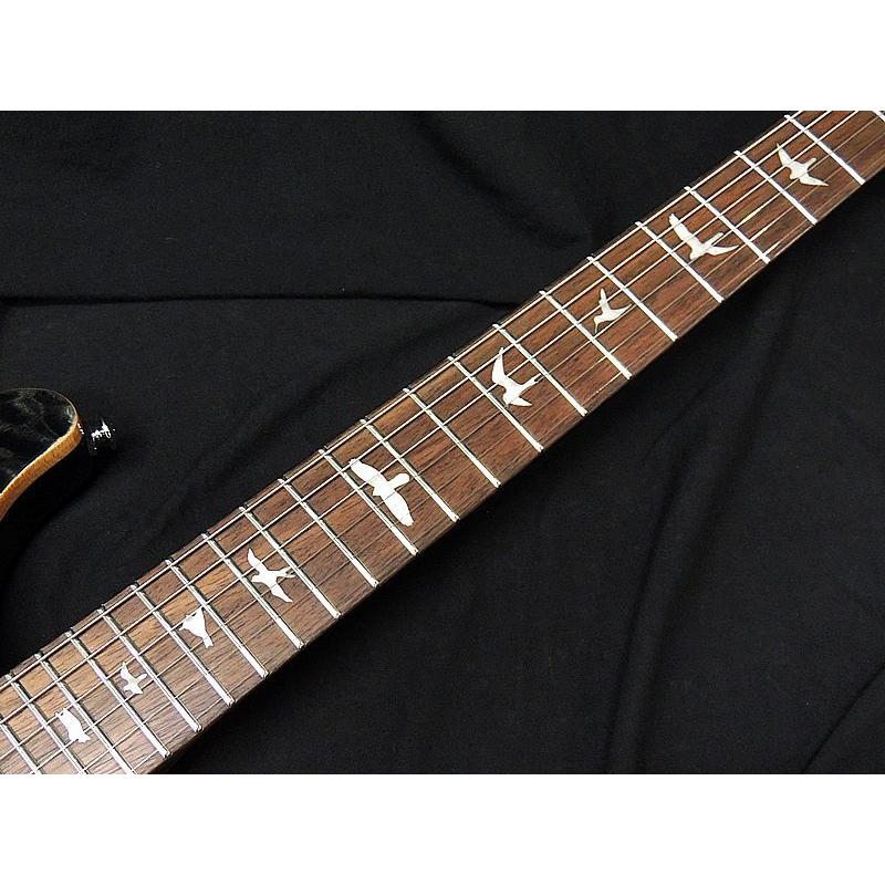 PRS SE Custom 24 GB Grey Black Q キルテッドメイプル グレイブラック