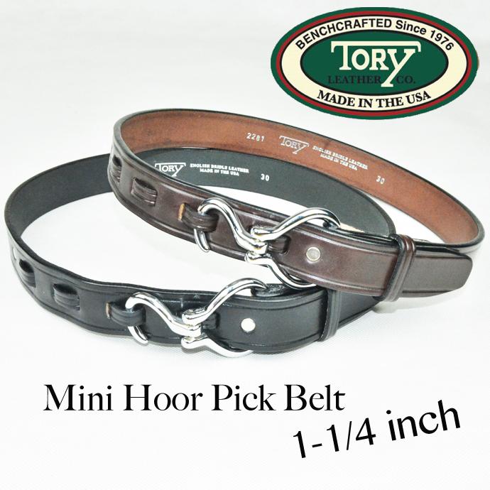 TORY LEATHER（トリーレザー） ベルト フックバックルベルト 1.25