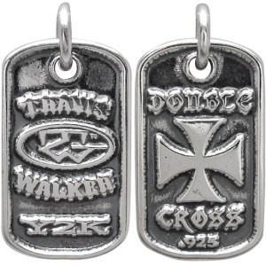 Travis Walker（トラヴィスワーカー） ダブルクロスシルバードッグタグ