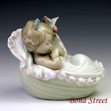 リヤドロ（Lladro リアドロ 陶器人形 置物） 赤ちゃん 私の夢#ldr-6710