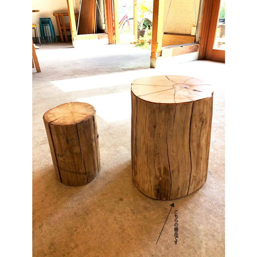 丸太 切り株 ディスプレイ オブジェ インテリア 置物 椅子 スツール