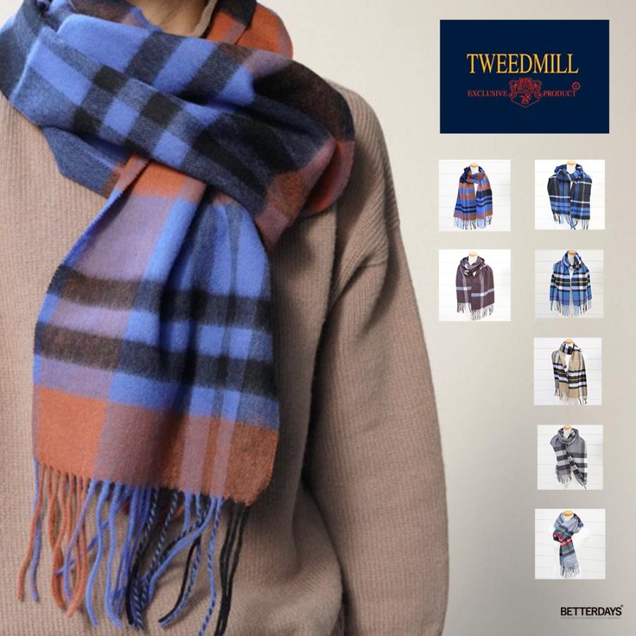 TWEED MILL（ツイードミル） スカーフ ユニセックス マフラー ストール