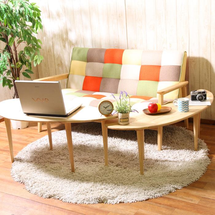 センターテーブル 木製 組み合わせ自由 ローテーブル テーブル 机