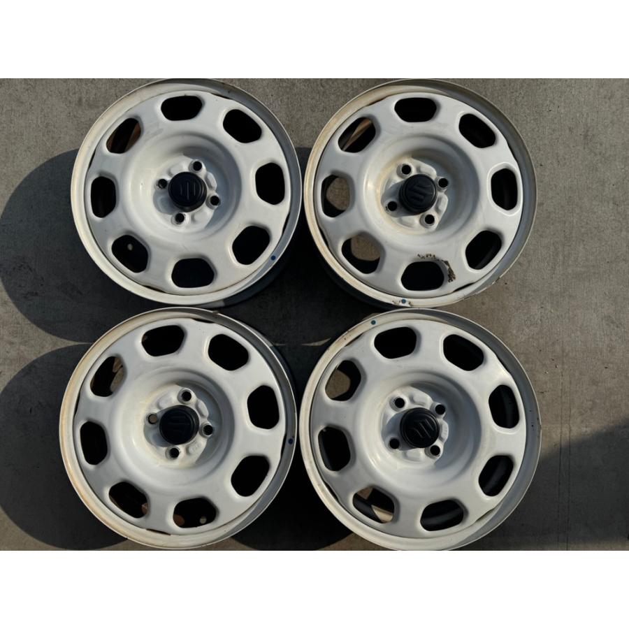 029【中古品】【純正品】スズキ ハスラー純正鉄ホイール（錆び有） 15