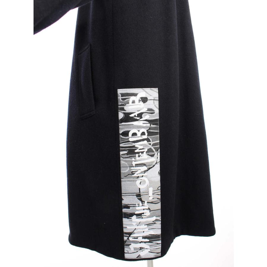 ヤンチェオンテンバール コート ウール リバーシブル 総柄 38