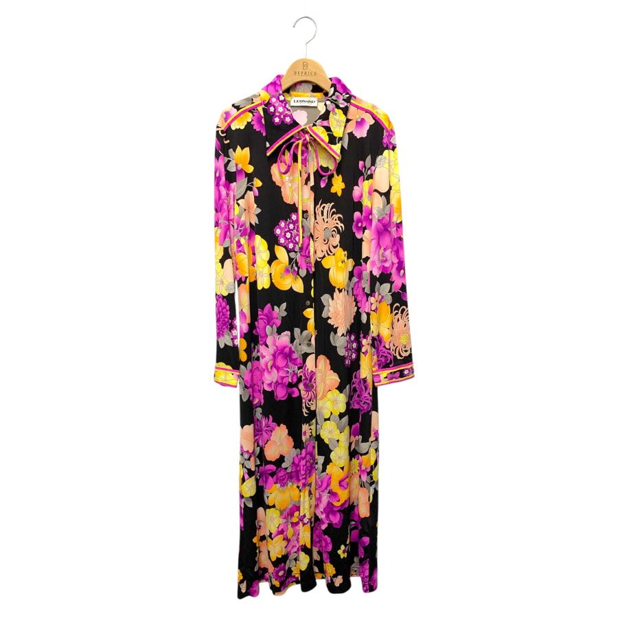 レオナールパリ 0480910 ワンピース 44 ブラック 22FW 芸能人多数着用