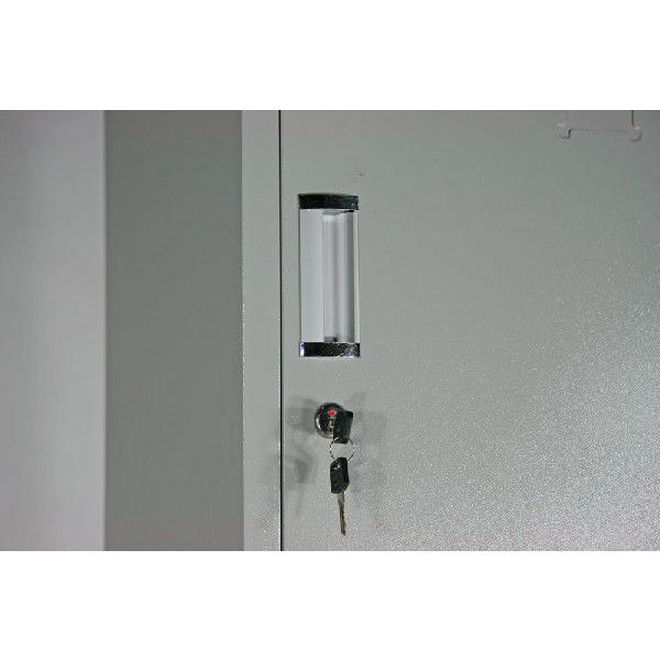 ロッカー おしゃれ スチールロッカー 3人用 グレー 鍵付き スリム 1列3