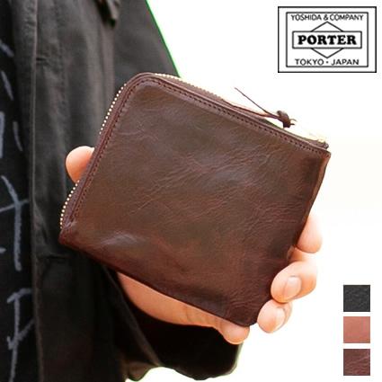 PORTER ポーター ソーク ウォレット 101-06056 折り財布 L字ファスナー