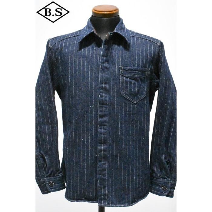 DELUXEWARE（デラックスウエア） 長袖シャツ 7630A [DENIM NEL SHIRT