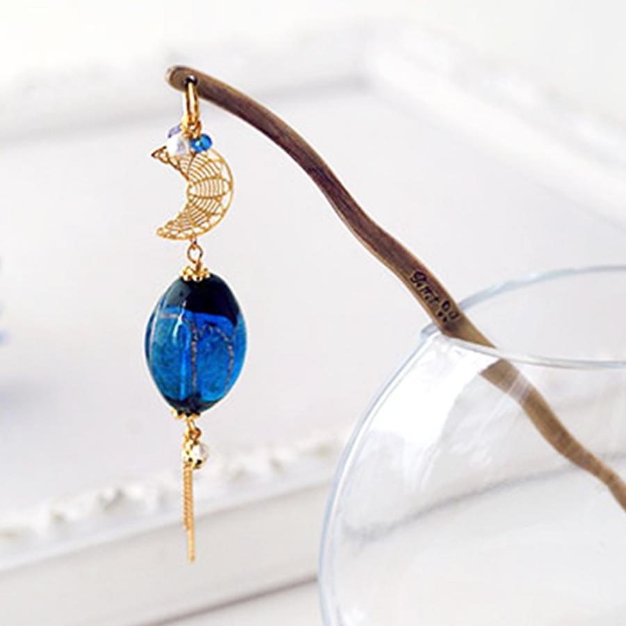 かんざし ヘアアレンジ 一本 京都清水坂ガラス館 簪 ヘアアクセサリー