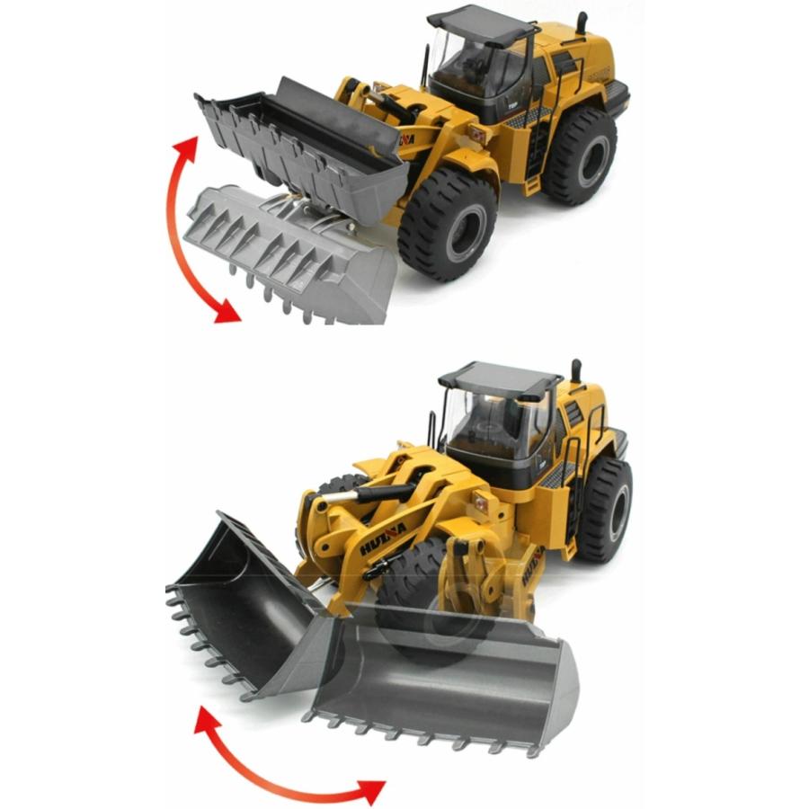 ホイールローダー 人気 ラジコン RC フルメタルモデル Huina 1583