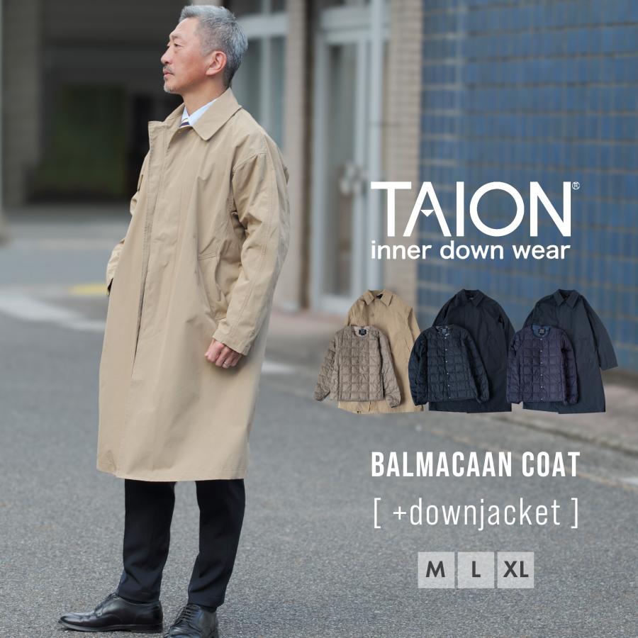 TAION（タイオン） TAION-CR01B 2WAYインナーダウンコート メンズ