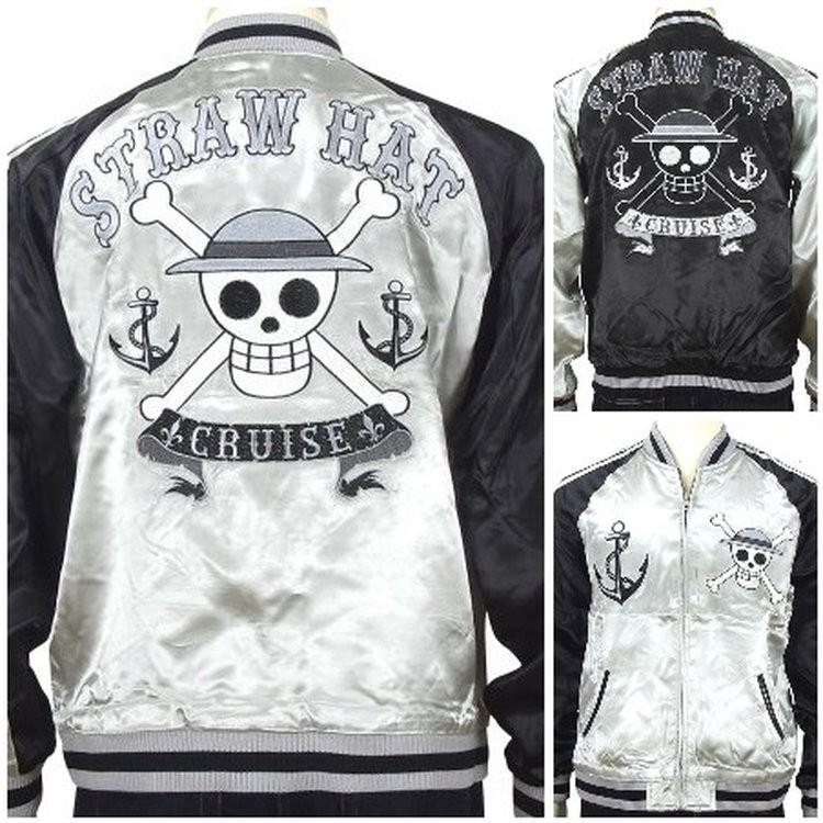 ONE PIECE ワンピース麦わらの一味海賊旗スカジャン OPSJ-001 アメカジ