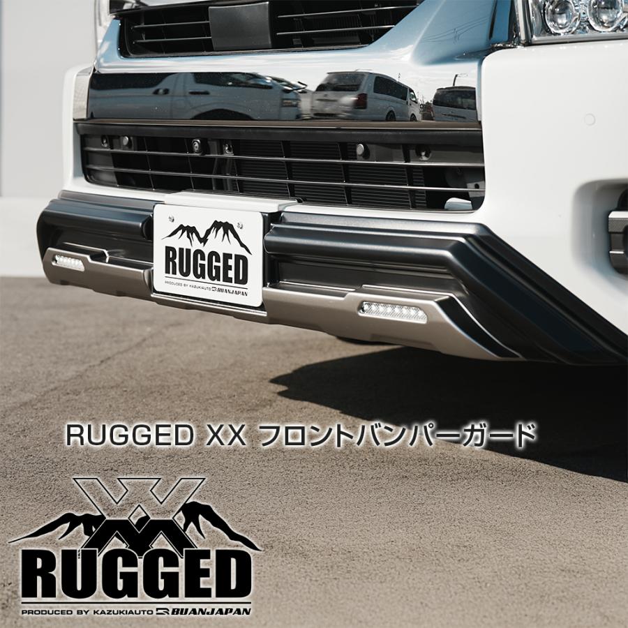 フロントバンパーガード「RUGGED XX（ラギッドダブルエックス）」【塗