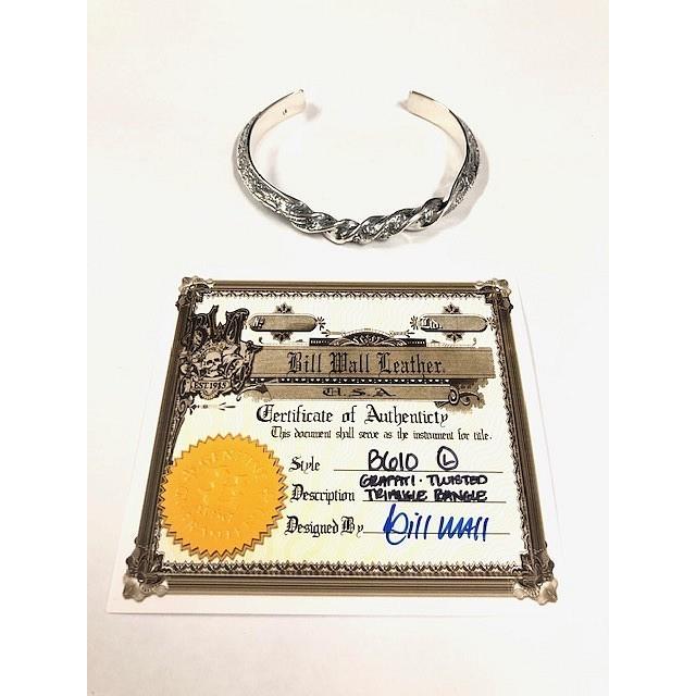 ツイスト バングル Graffiti Triangle Bangle/Bill Wall Leather