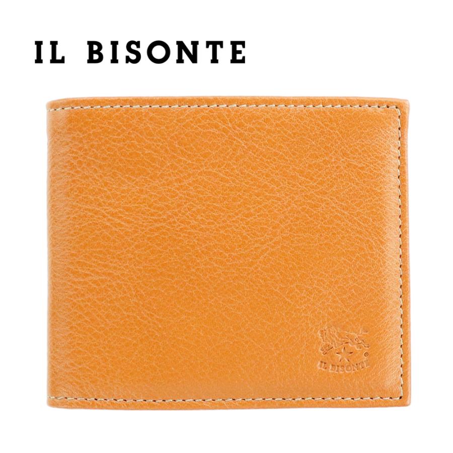 IL BISONTE（イルビゾンテ） 財布 二つ折り 小銭入れなし SBW005