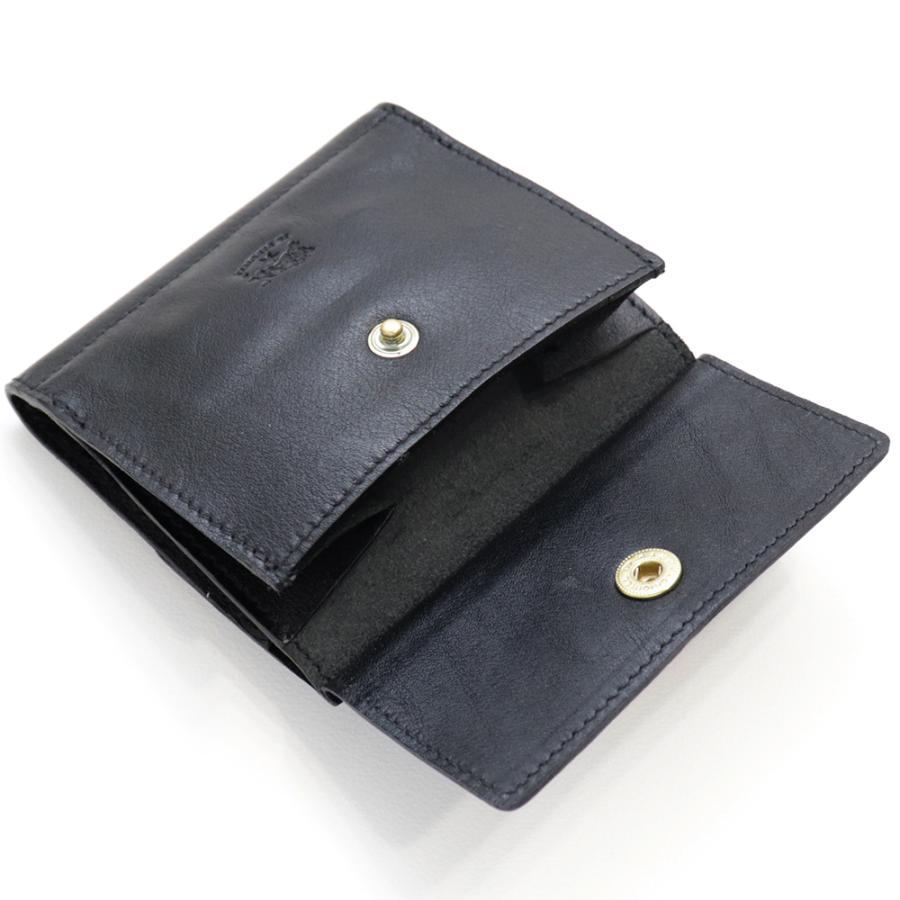 IL BISONTE（イルビゾンテ） 財布 二つ折り ダブルボタン レザー 本革