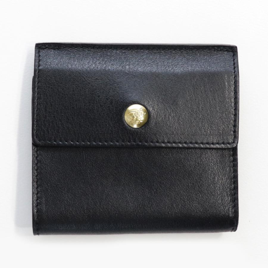 IL BISONTE（イルビゾンテ） 財布 二つ折り ダブルボタン レザー 本革