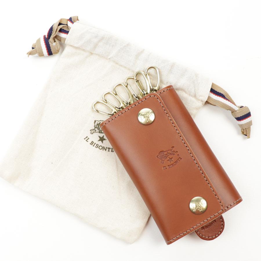 IL BISONTE（イルビゾンテ） キーケース 6連 キーリング付き